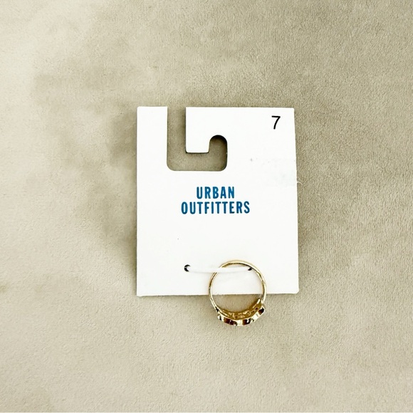 NWT Urban Outfitters Gold 222 Ring, Size 7 - Picture 2 of 3